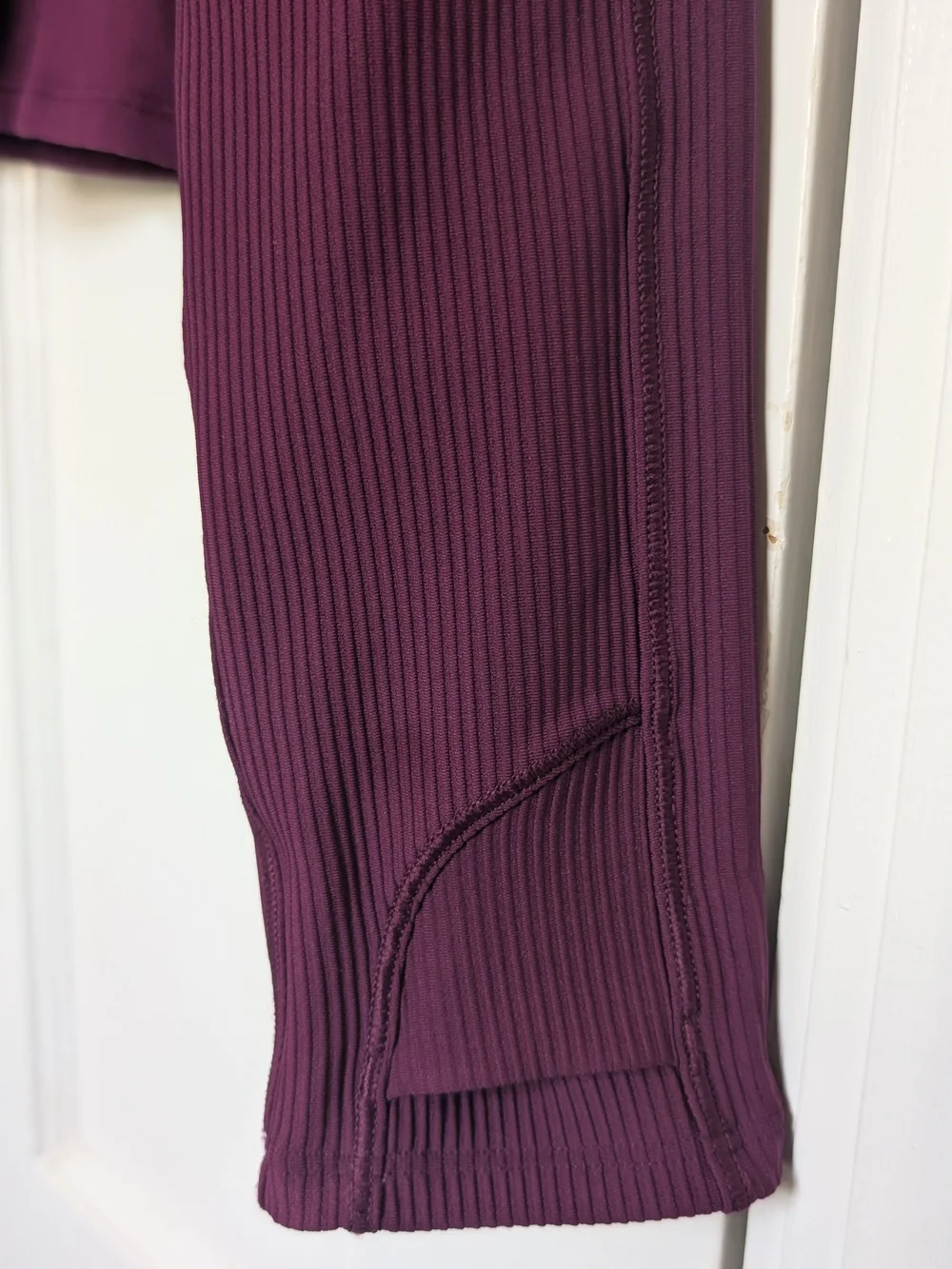 Lululemon Women’s Long Sleeve Half-Zip Top in Plum